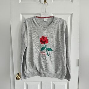 NWOT Skinnydip London X Disney Beauty & The Beast Rose Sweater/Jumper
